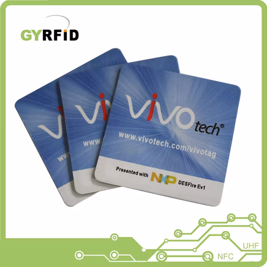 Icode Slix2 NFC 스티커 금속 표면용 RFID 라벨(LAP